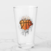 Torn Basketball Glas (Achterkant)