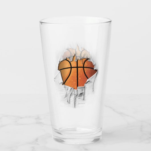 Torn Basketball Glas (Achterkant)