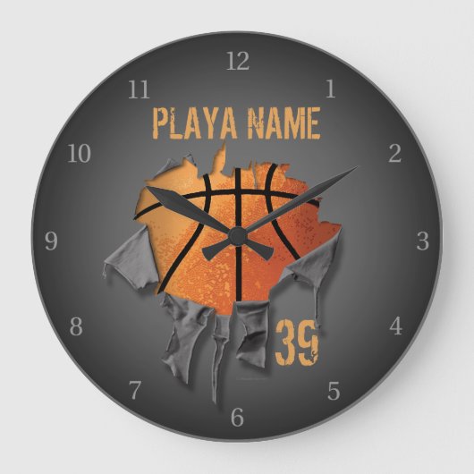 Torn Basketball Grote Klok (Voorkant)