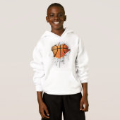 Torn Basketball Hoodie (Voorkant volledig)