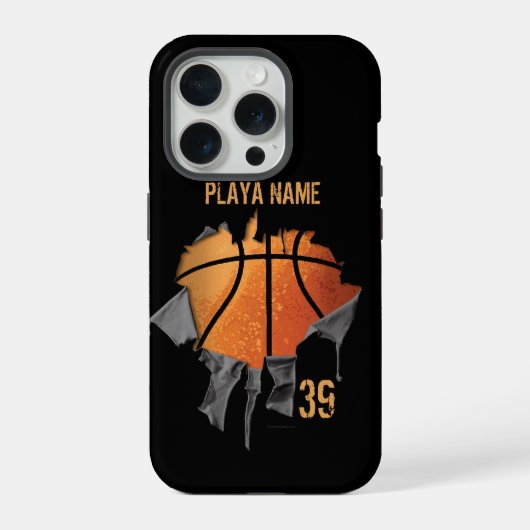 Torn Basketball iPhone Hoesje (Achterkant)