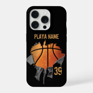 Torn Basketball iPhone 15 Pro Case