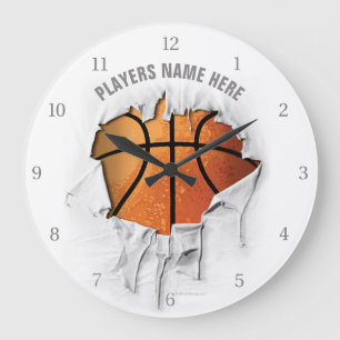 Torn Basketball Large Clock Grote Klok