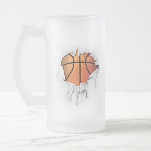 Torn Basketball Matglas Bierpul (Links)