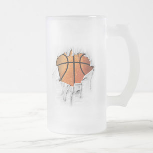 Torn Basketball Matglas Bierpul