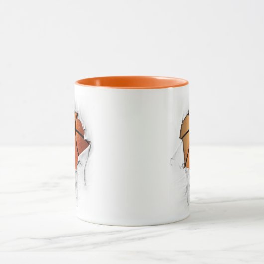 Torn Basketball Mok (Midden)