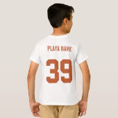 Torn Basketball (nummer en naam) T-shirt (Achterkant volledig)