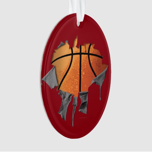 Torn Basketball Ornament (voorkant)