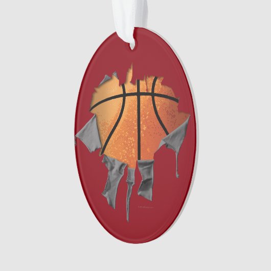 Torn Basketball Ornament (voorkant)