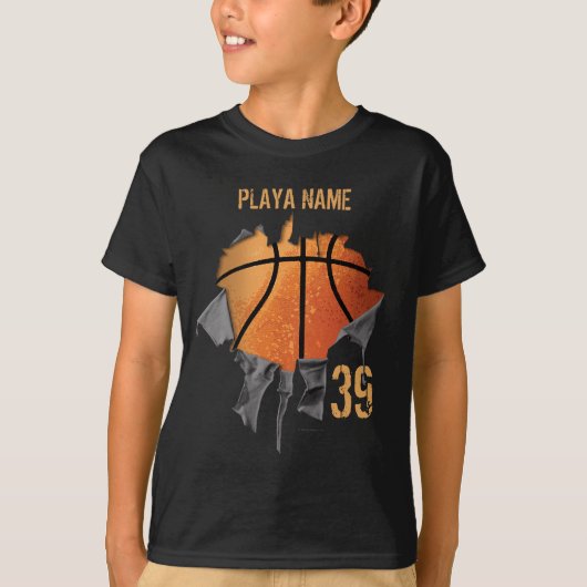 Torn Basketball T-shirt (Voorkant)