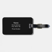 Torn Basketball (textuur) Luggage Tag Bagagelabel (Achterkant horizontaal)