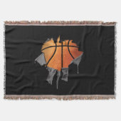 Torn Basketball Throw Blanket Deken (Voorkant)