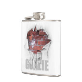 Torn Brick Wall Goalie (Hockey) Heupfles (Links)