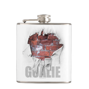 Torn Brick Wall Goalie (Hockey) Heupfles