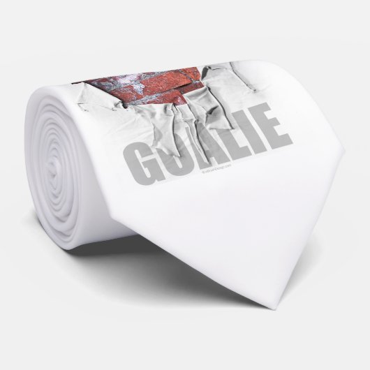 Torn Brick Wall Goalie (Hockey) Stropdas (Opgerold)