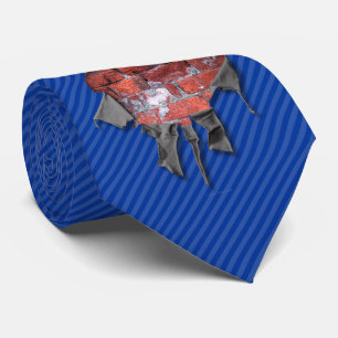 Torn Brick Wall Goalie (Hockey) Stropdas