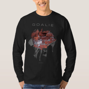 Torn Brick Wall Goalie (Hockey) T-shirt
