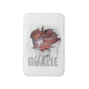 Torn Brick Wall Goalie (Soccer) Badmat