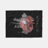 Torn Brick Wall Goalie (Soccer) Fleece Deken (Voorkant (Horizontaal))