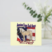 Torn Flag Cream Briefkaart (Staand voorkant)