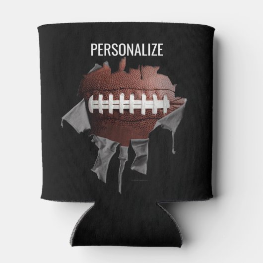 Torn Football Black Koelbox Blikjeskoeler (Achterkant)