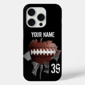 Torn Football (Pesonalized) Case-Mate iPhone Case (Achterkant)