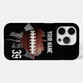 Torn Football (Pesonalized) Case-Mate iPhone Case (Achterkant (horizontaal))