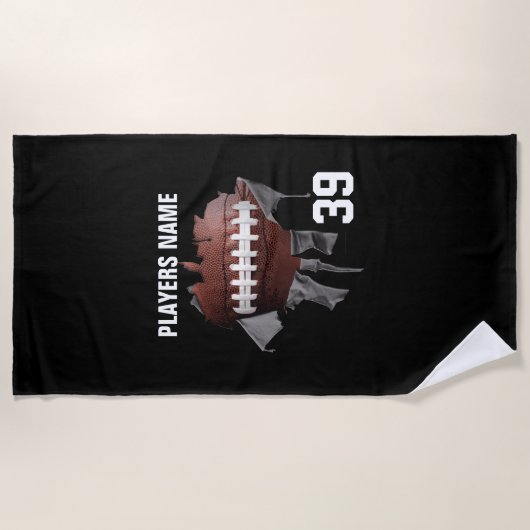 Torn Football Strandlaken (Voorkant)