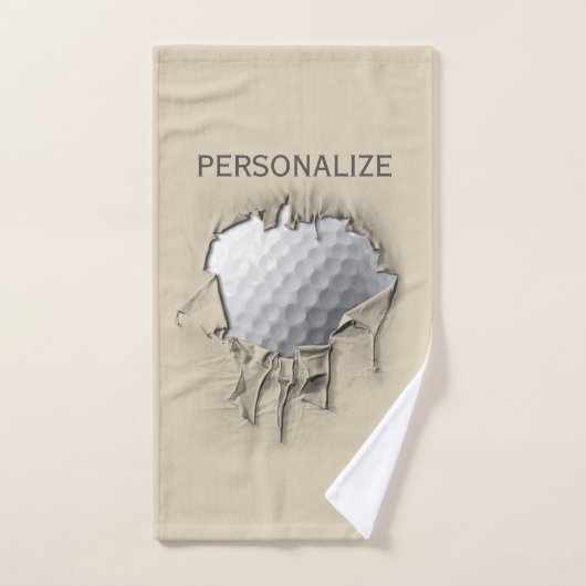 Torn Golf Ball Bad Handdoek (Handdoek)