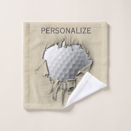 Torn Golf Ball Bad Handdoek (Wasdoekje)