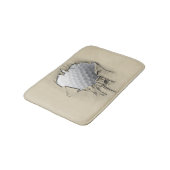 Torn Golf Ball Badmat (Gekanteld)