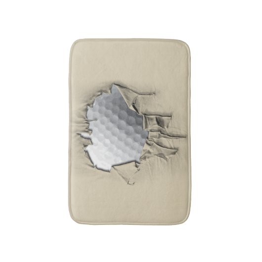 Torn Golf Ball Badmat (Voorkant Verticaal)