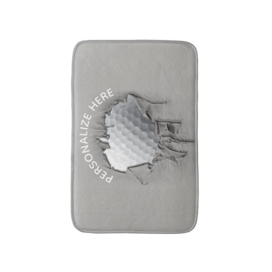 Torn Golf Ball Bath Mat (Voorkant Verticaal)