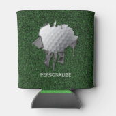 Torn Golf Ball Blikjeskoeler (Achterkant)