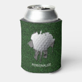 Torn Golf Ball Blikjeskoeler (Blikje Achterkant)