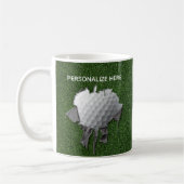 Torn Golf Ball Coffee Mok (Links)