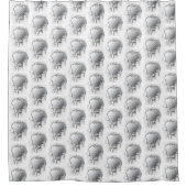 Torn Golf Ball Douchegordijn (Voorkant)