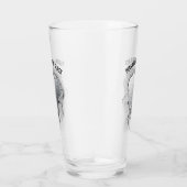 Torn Golf Ball (gepersonaliseerd) Glas (Rechts)