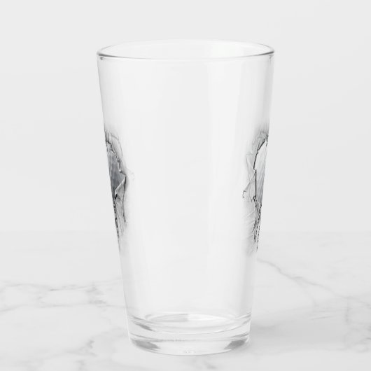 Torn Golf Ball Glas (Links)