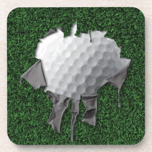 Torn Golf Ball Onderzetter (Voorkant)