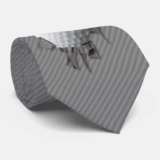 Torn Golf Ball Stropdas (Opgerold)