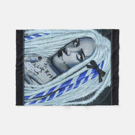 Torn Gothic Ragdoll Fantasy Art deken (Voorkant (Horizontaal))