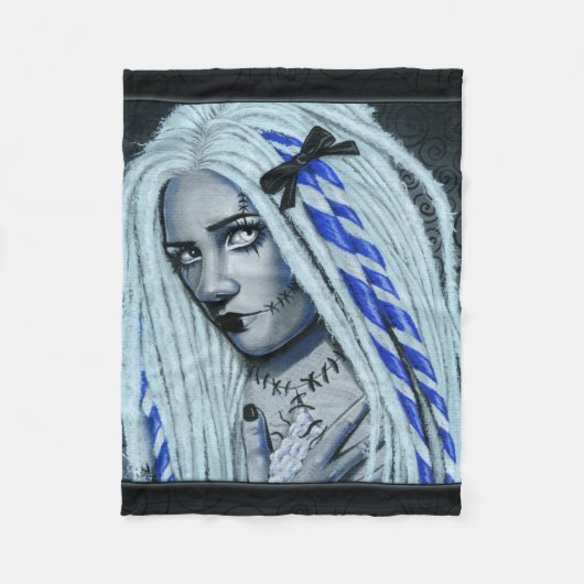 Torn Gothic Ragdoll Fantasy Art deken (Voorkant)