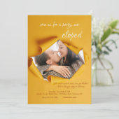 Torn Lijst Photo Announcement Card Aankondiging (Staand voorkant)