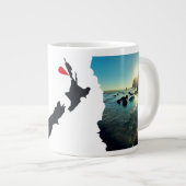 Torn NZ Seascape Tasman Uitzicht Grote Koffiekop (Voorkant rechts)