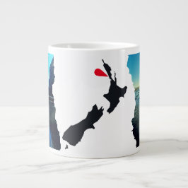 Torn NZ Seascape Tasman Uitzicht Grote Koffiekop
