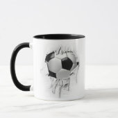Torn Soccer 11 oz Ringer Mok (Links)