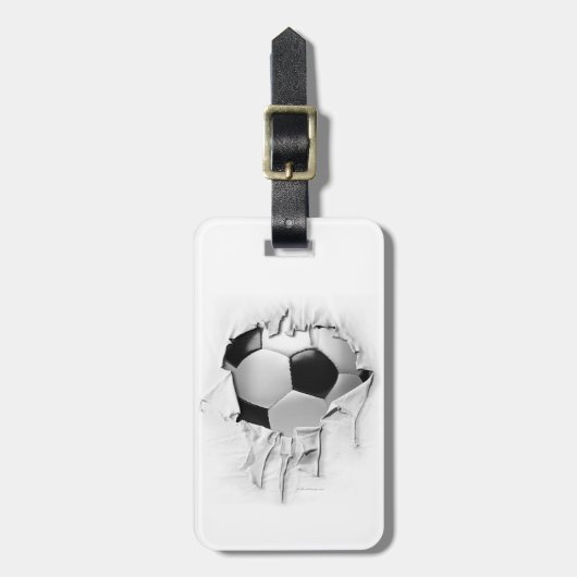 Torn Soccer Bagagelabel (Voorkant verticaal)