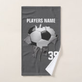 Torn Soccer Bath Towel Set Bad Handdoek (Handdoek)