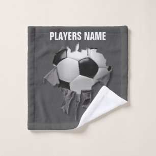 Torn Soccer Bath Towel Set Bad Handdoek